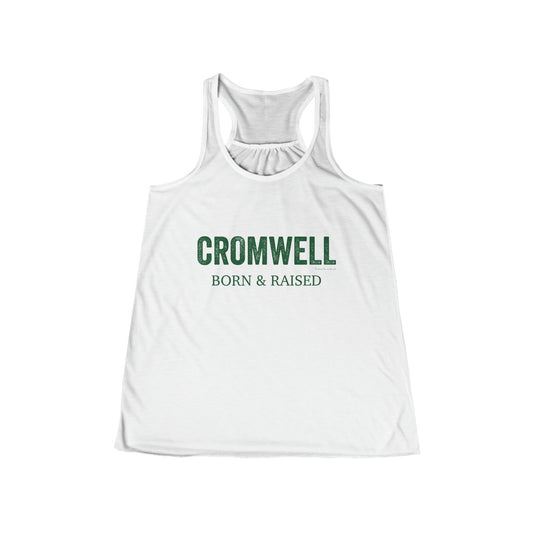 Cromwell Born & Raised Women's Flowy Racerback Tank Top (shirt)