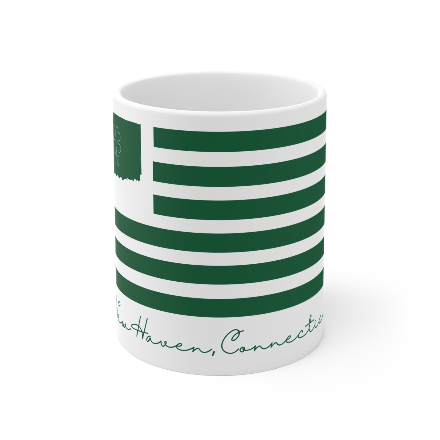 New Haven Connecticut St. Patrick’s Day Flag Mug 11oz