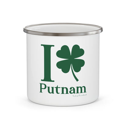 I Clover Putnam Enamel Camping Mug