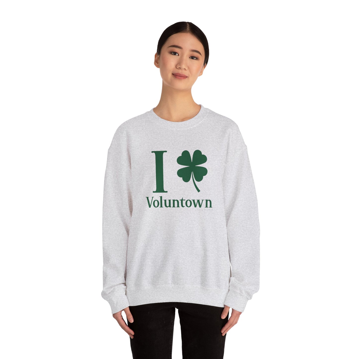 I Clover Voluntown Unisex Heavy Blend™ Crewneck Sweatshirt