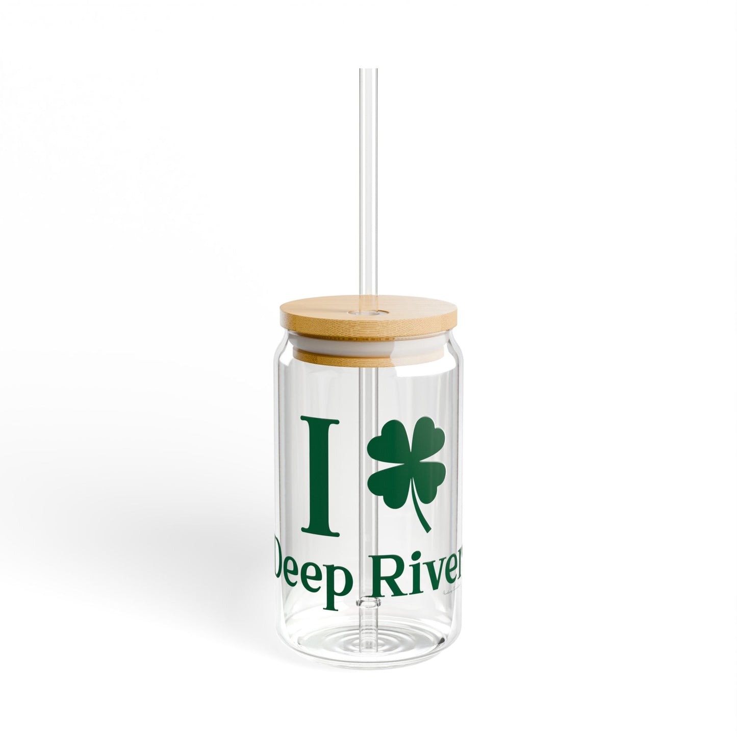 I Clover Deep River Sipper Glass, 16oz