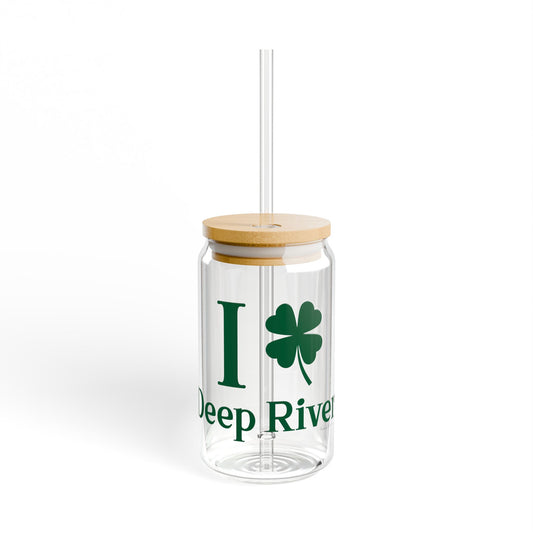 I Clover Deep River Sipper Glass, 16oz