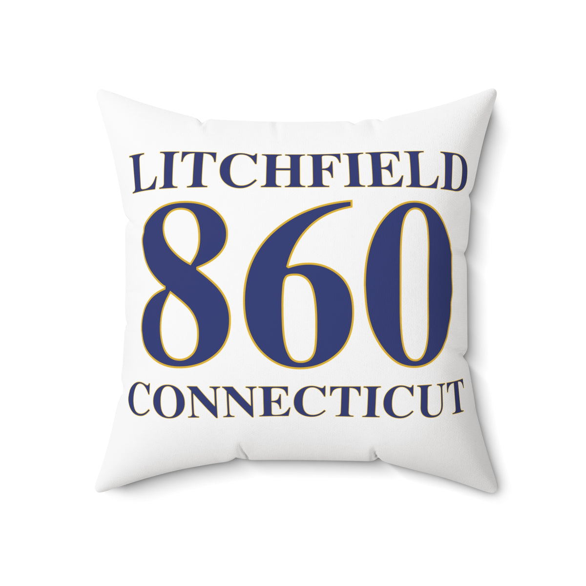 Litchfield 860 Connecticut Polyester Square Pillow