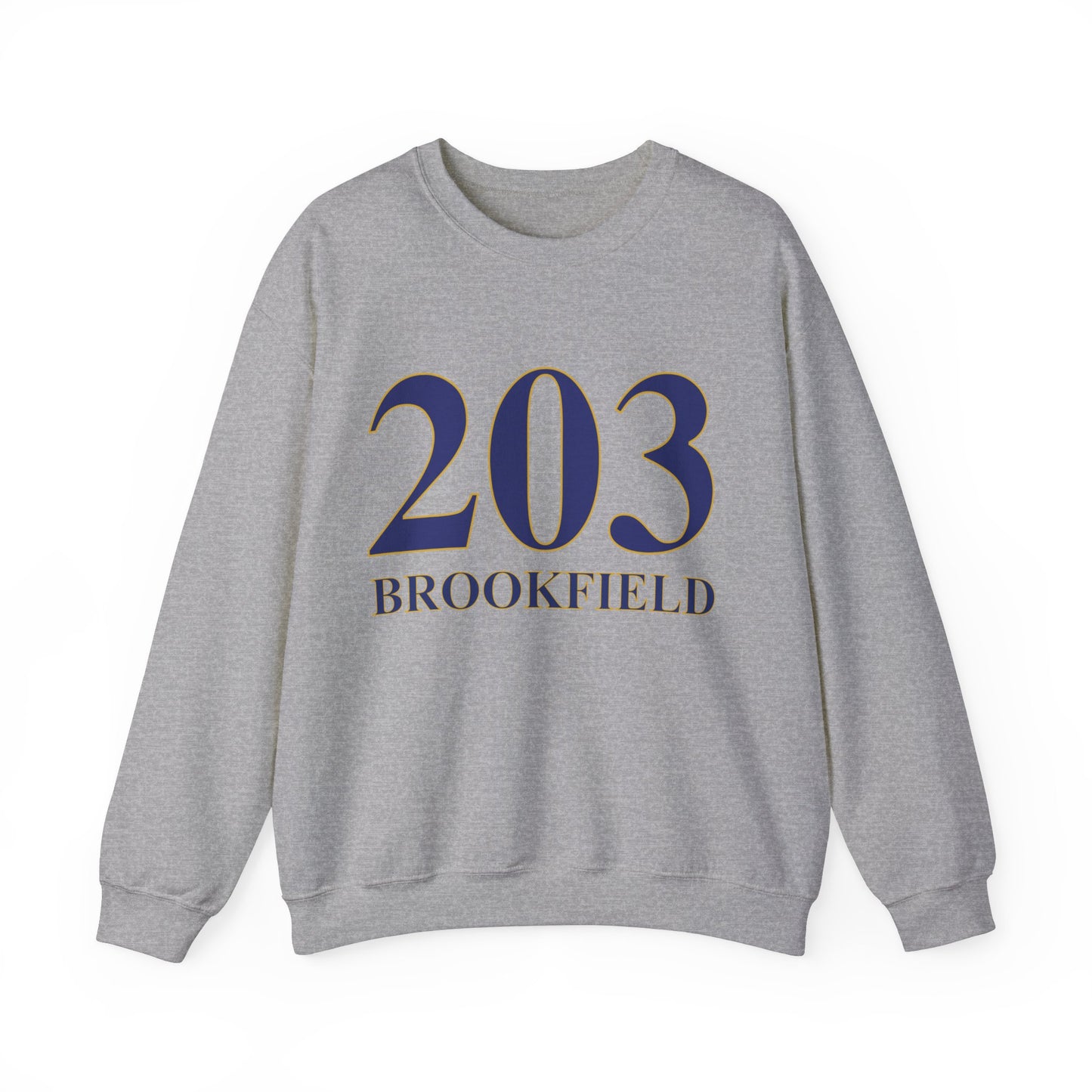 203 Brookfield, Brookfield ct unisex sweatshirt finding connecticut