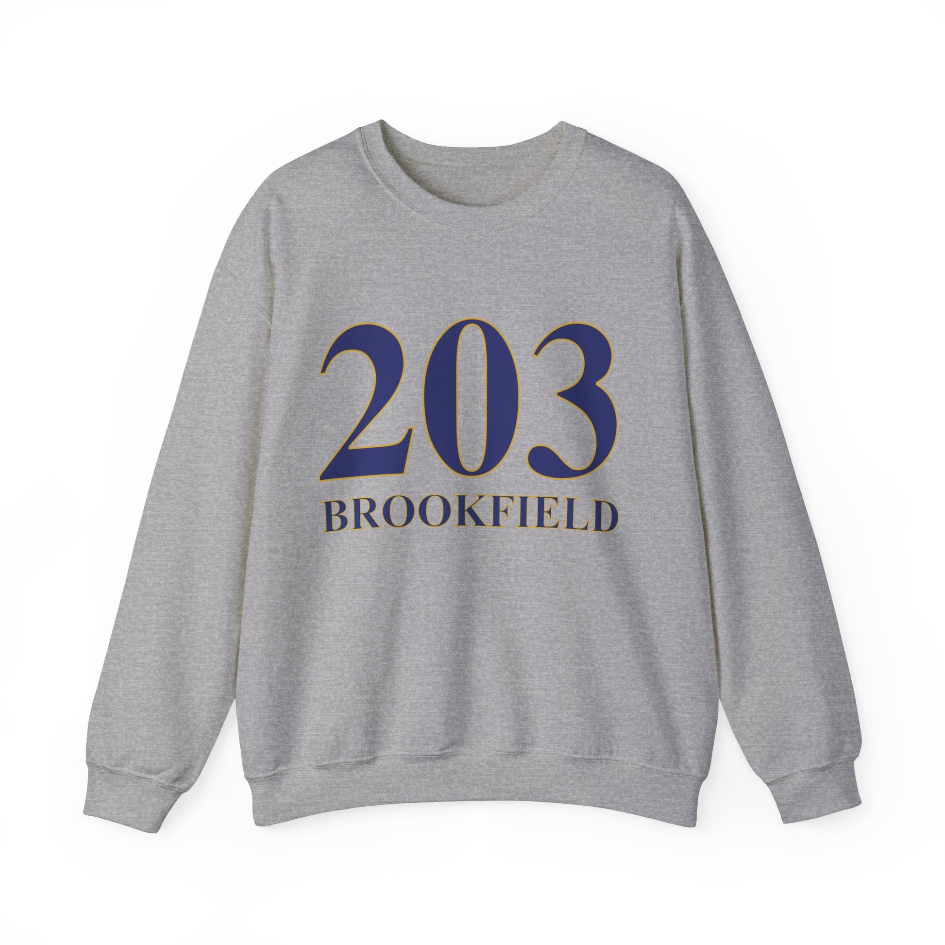 203 Brookfield, Brookfield ct unisex sweatshirt finding connecticut