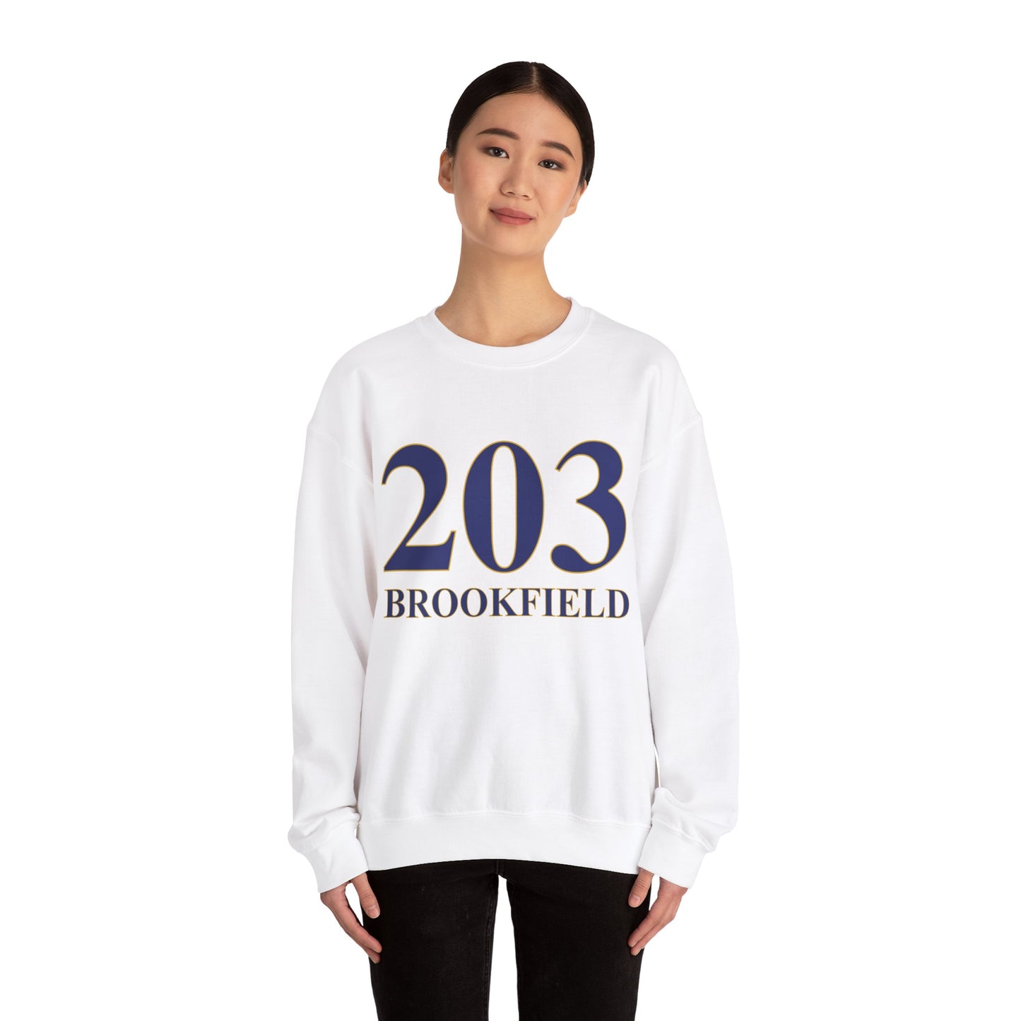 203 Brookfield, Brookfield ct unisex sweatshirt Finding Connecticut