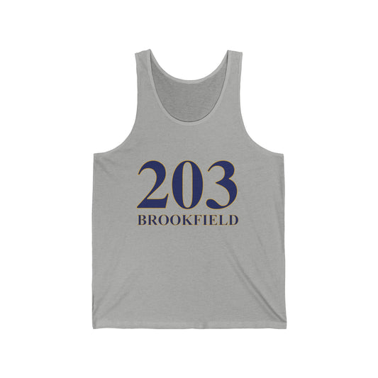 203 Brookfield, Brookfield ct unisex tank top shirt Finding connecticut