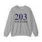 203 Milford // Milford CT unisex sweatshirt // finding connecticut 