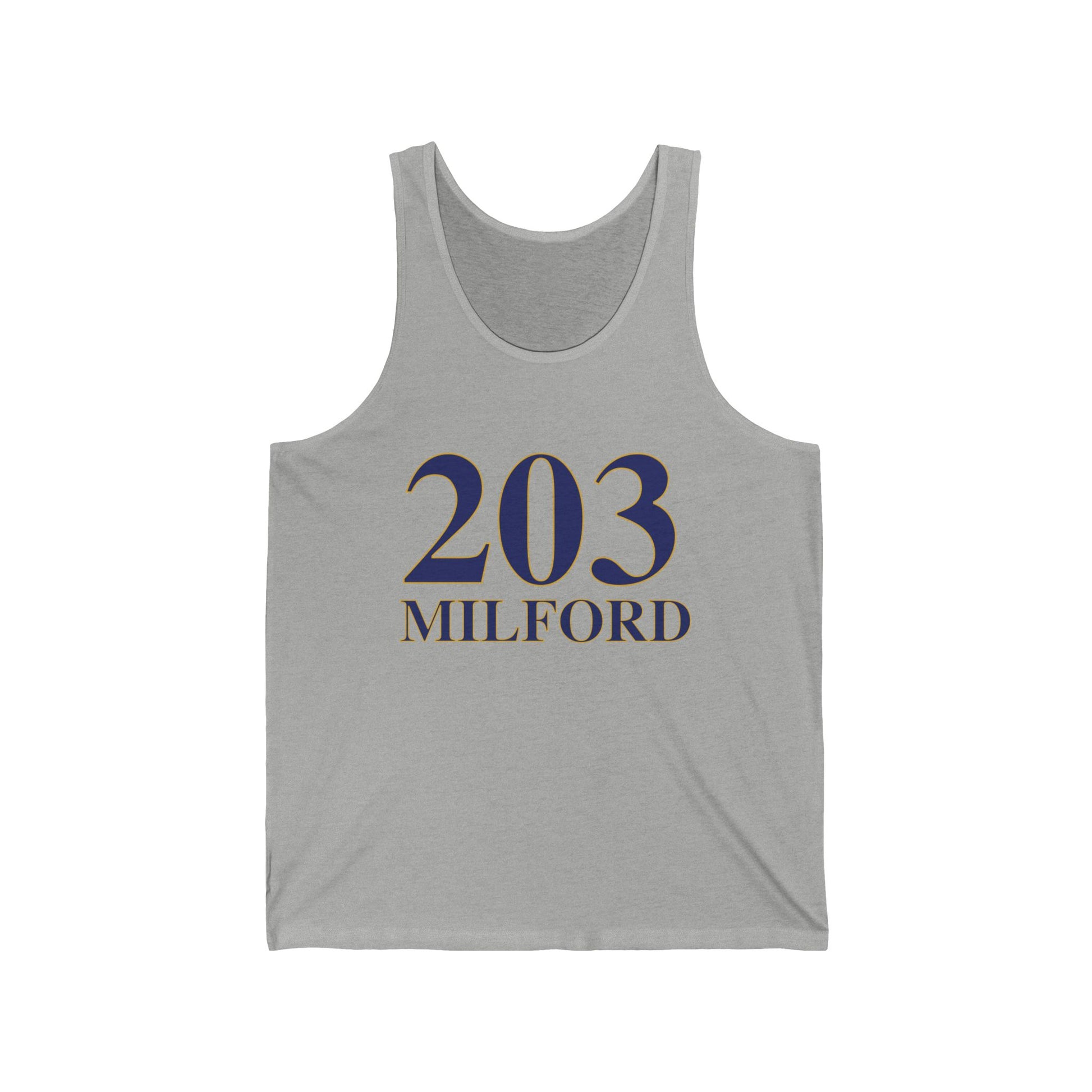 203 Milford // Milford CT unisex  tank top  shirt // finding connecticut  