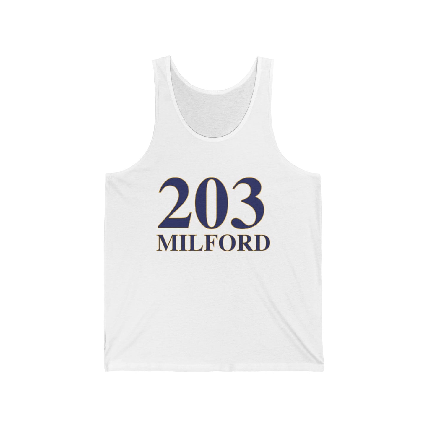 203 Milford // Milford CT unisex  tank top  shirt // finding connecticut  