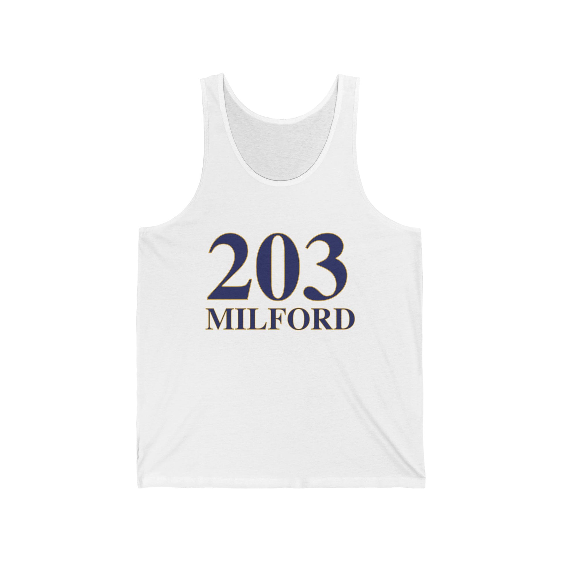 203 Milford // Milford CT unisex  tank top  shirt // finding connecticut  