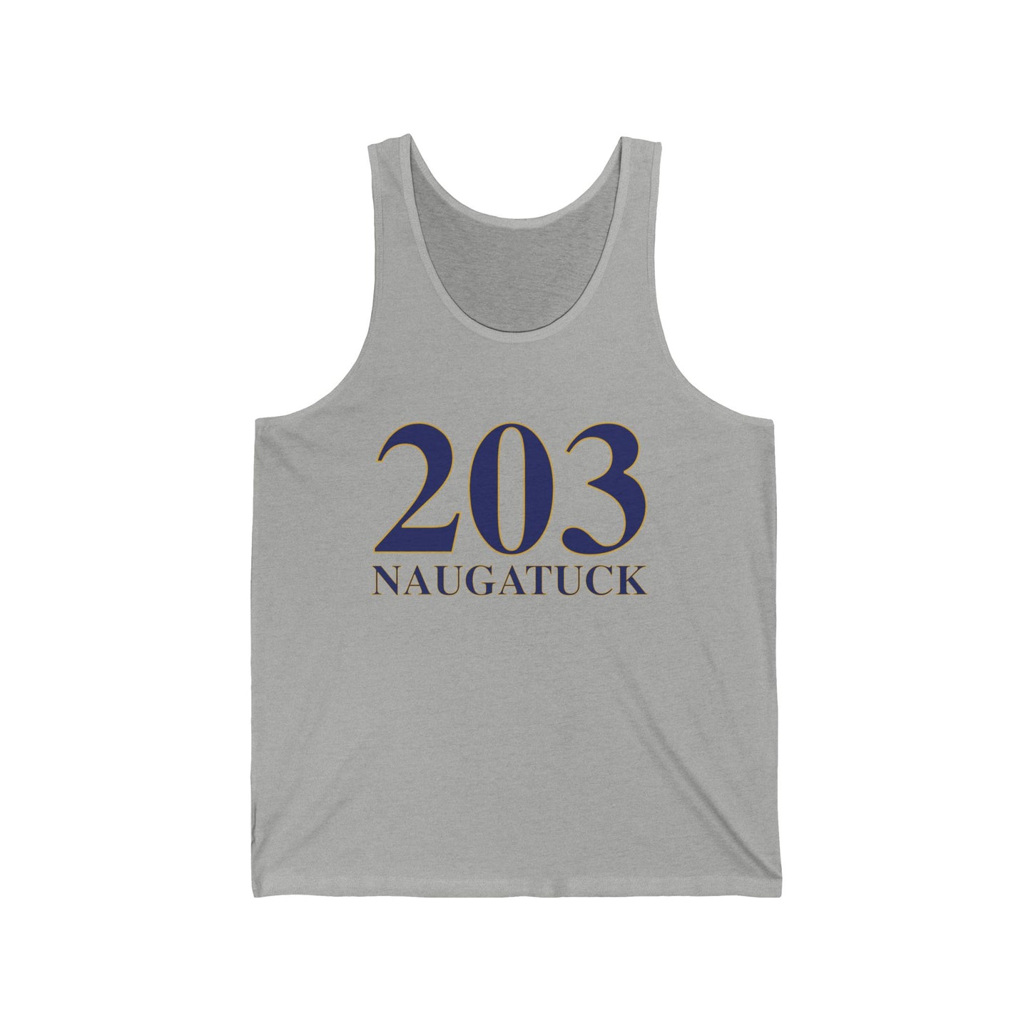 203 Naugatuck // Naugatuck CT unisex tank top shirts // finding connecticut 