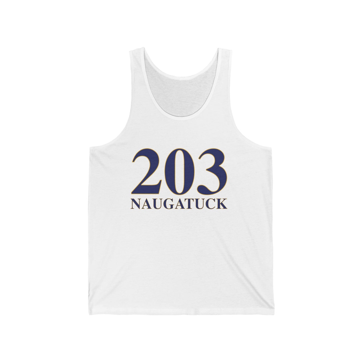 203 Naugatuck // Naugatuck CT unisex tank top shirts // finding connecticut 