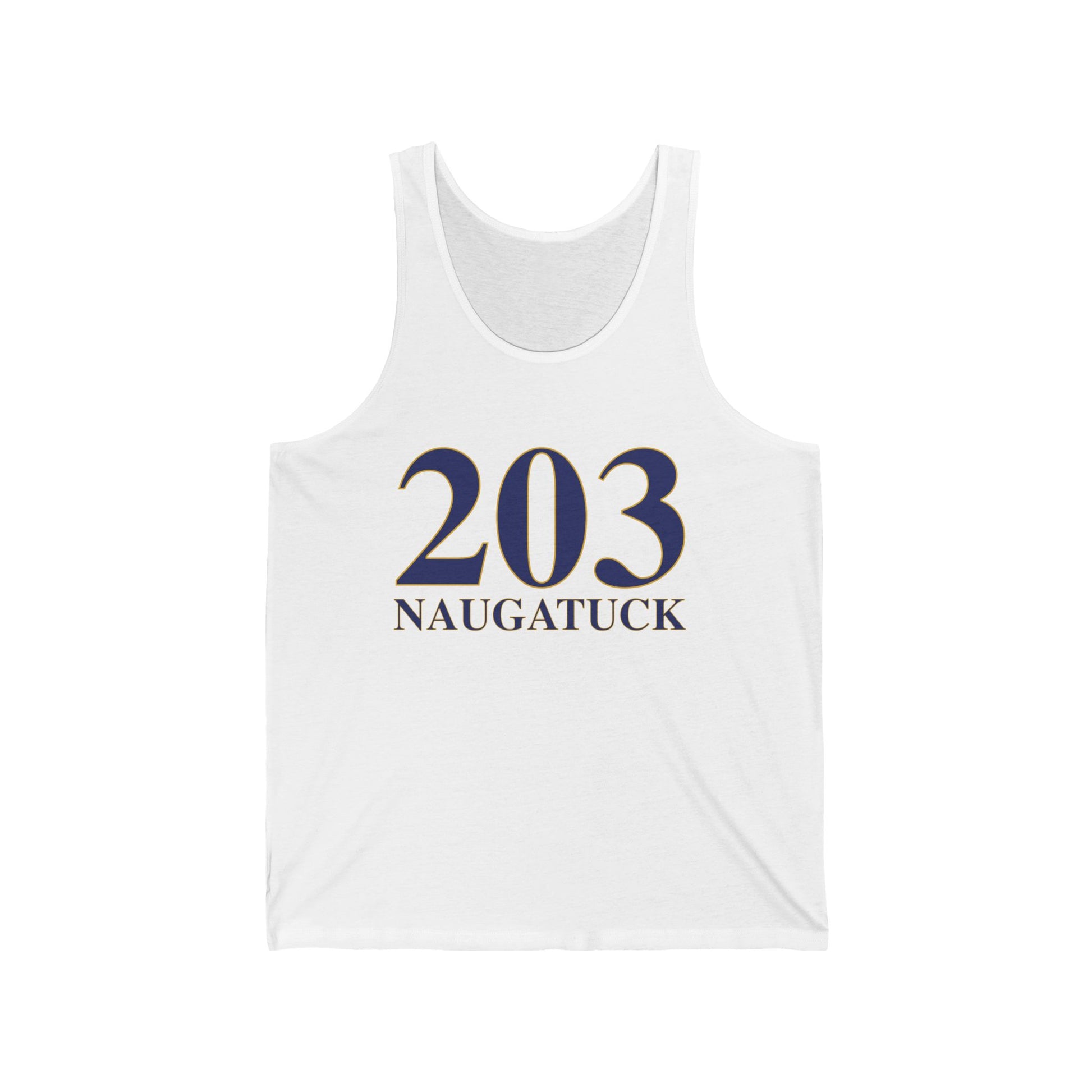 203 Naugatuck // Naugatuck CT unisex tank top shirts // finding connecticut 