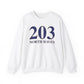 203 North Haven // North Haven Connecticut unisex sweatshirt // finding connecticut 