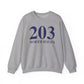 203 North Haven // North Haven Connecticut unisex sweatshirt // finding connecticut 