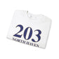203 North Haven // North Haven Connecticut unisex sweatshirt // finding connecticut 