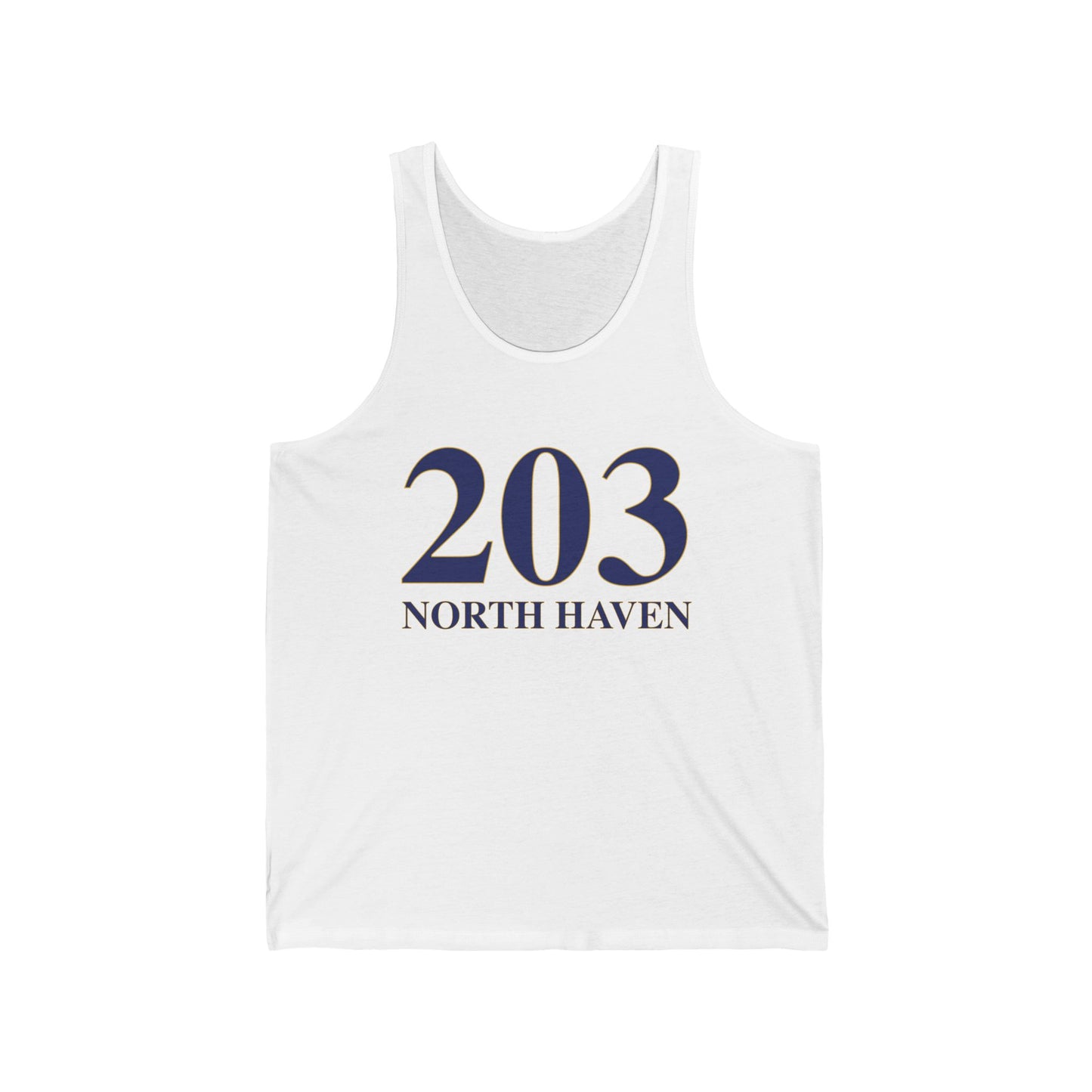 203 North Haven // North Haven Connecticut unisex tank top shirt // finding connecticut 