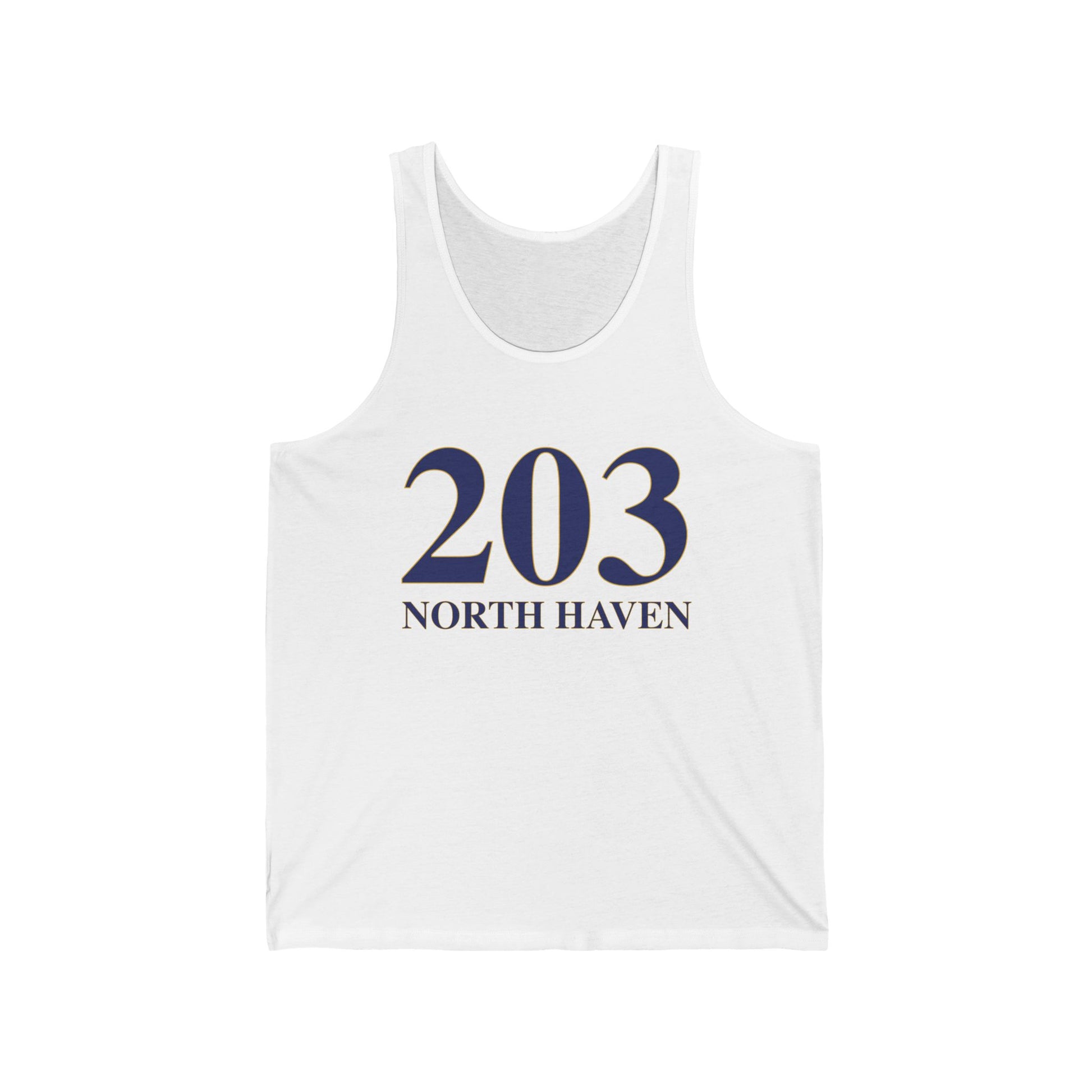 203 North Haven // North Haven Connecticut unisex tank top shirt // finding connecticut 
