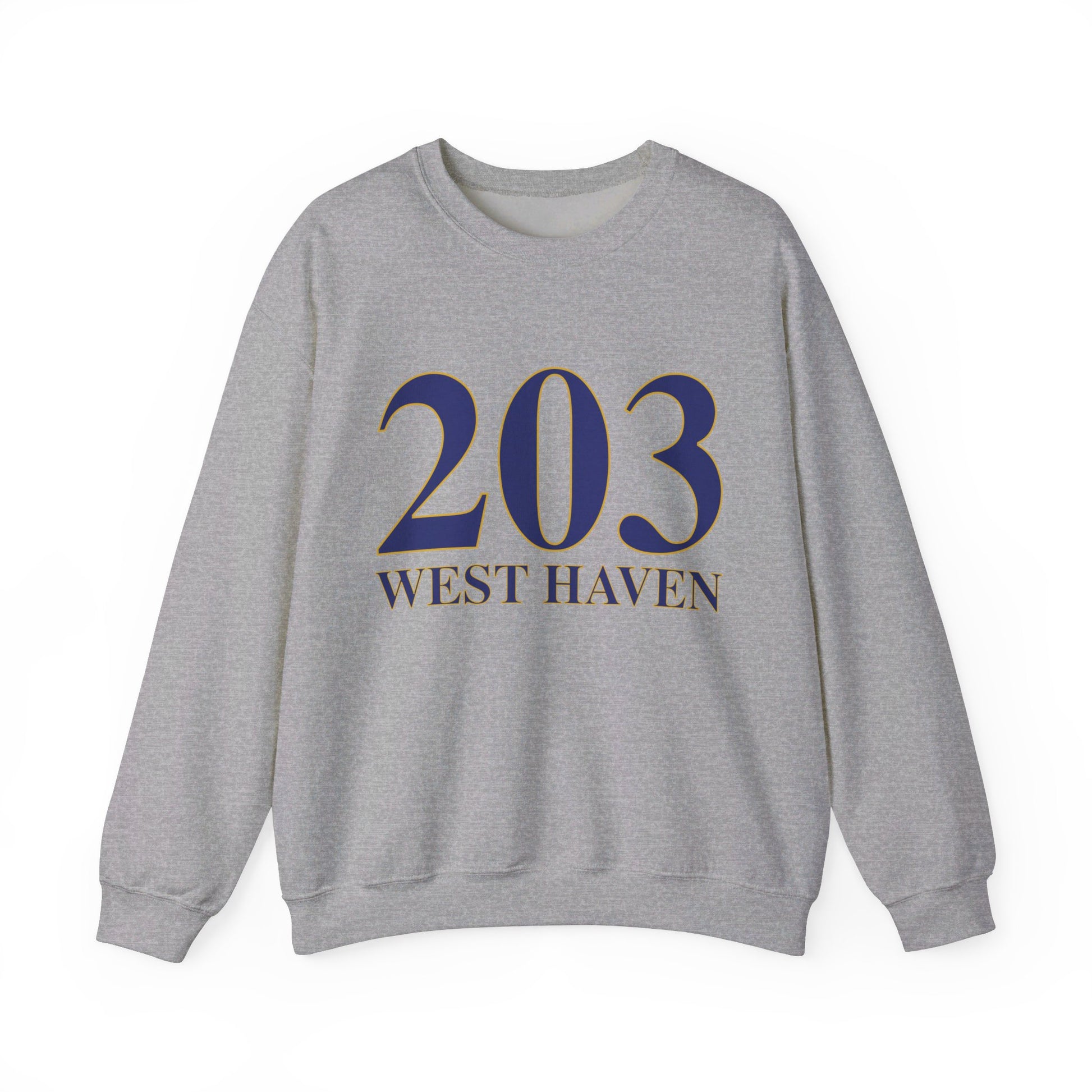 203 West Haven // west haven CT unisex sweatshirt  // finding connecticut 