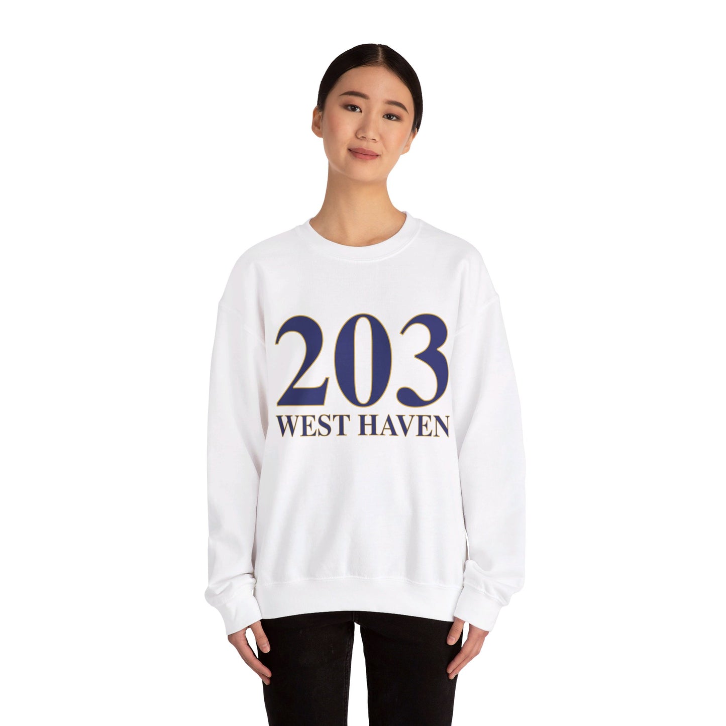 203 West Haven // west haven CT unisex sweatshirt  // finding connecticut 