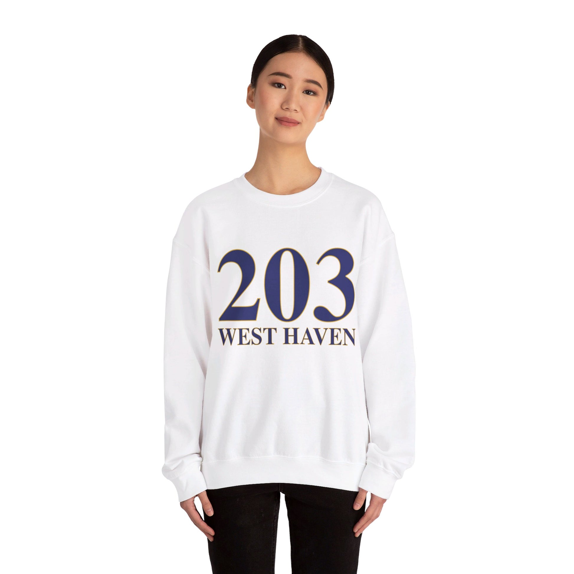 203 West Haven // west haven CT unisex sweatshirt  // finding connecticut 