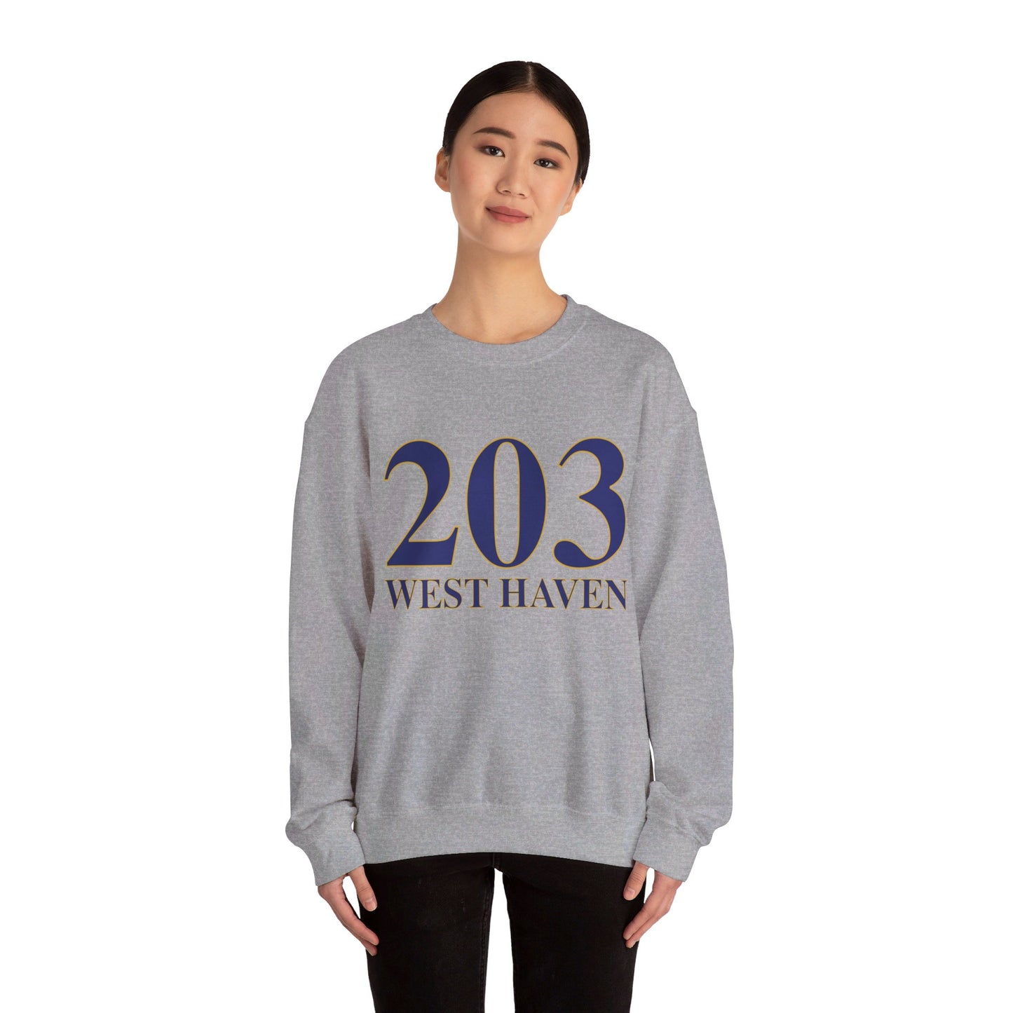 203 West Haven // west haven CT unisex sweatshirt  // finding connecticut 