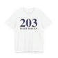 203 West Haven // west haven CT unisex t shirt   // finding connecticut 