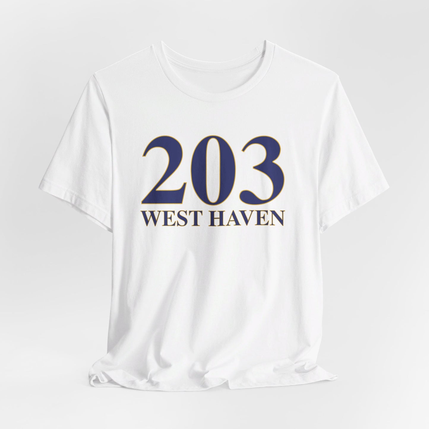 203 West Haven // west haven CT unisex t shirt   // finding connecticut 