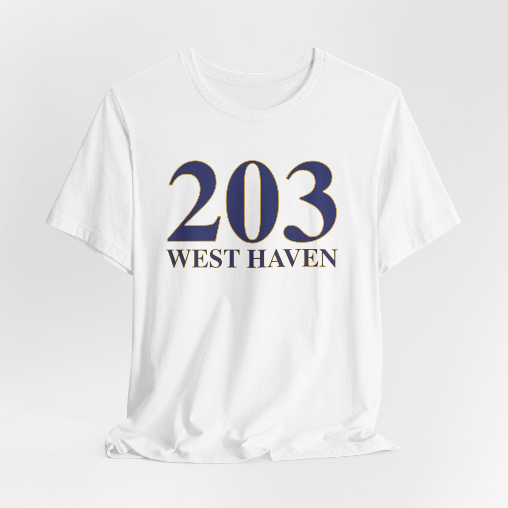 203 West Haven // west haven CT unisex t shirt   // finding connecticut 