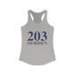 203 meriden / meriden ct womens  tank top shirts  // finding connecticut 