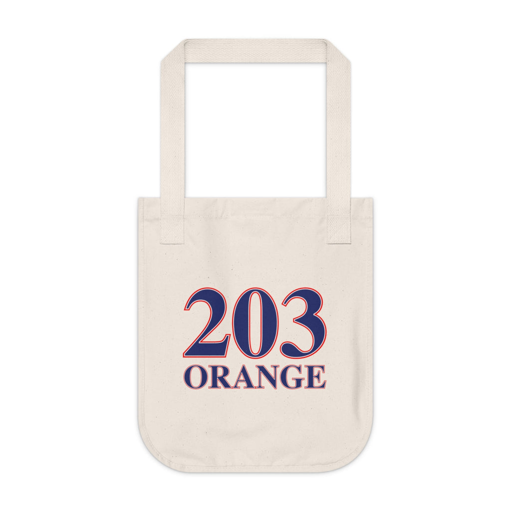 203 orange tote bag // orange connecticut gifts and merch // finding connecticut 