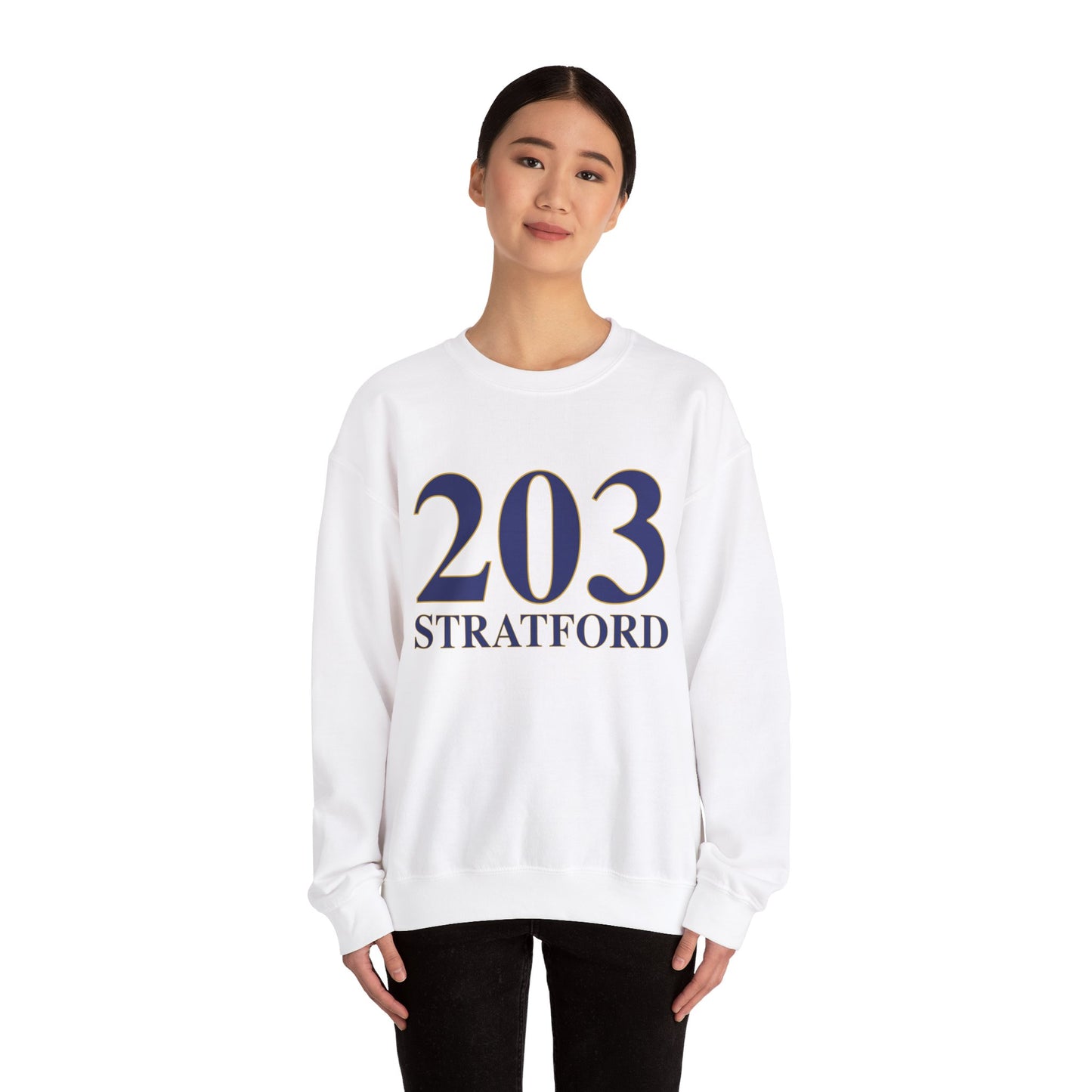 203 stratford  // Stratford ct unisex sweatshirt   // finding connecticut 
