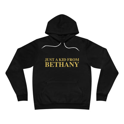 Just a kid from Bethany Unisex Sponge Fleece Pullover Hoodie