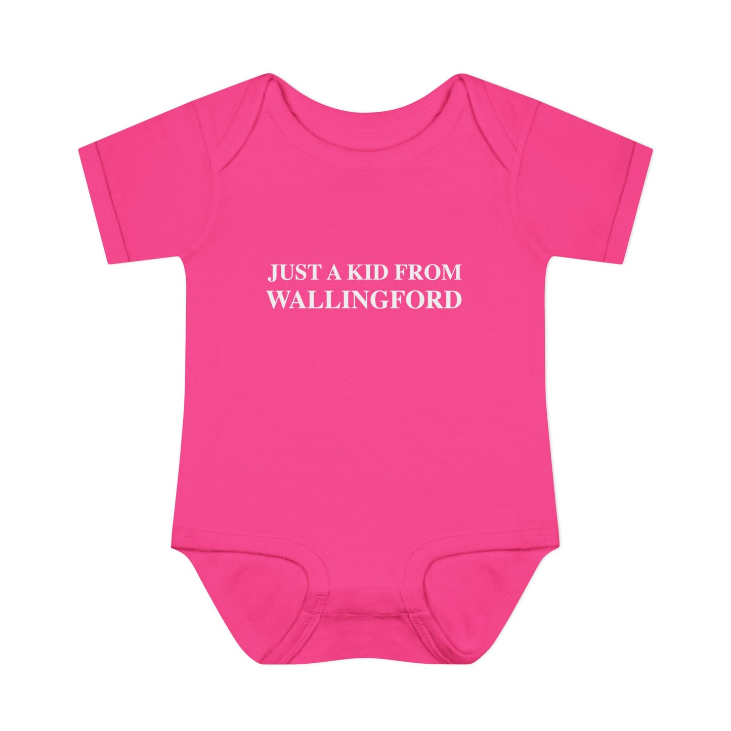 Just a kid from Wallingford Infant Baby Rib Bodysuit