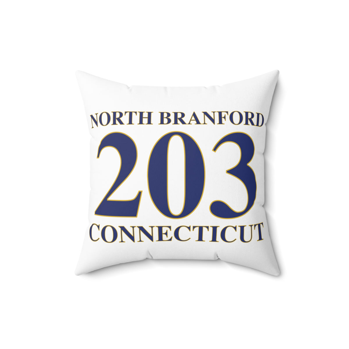 North Branford 203 Connecticut Polyester Square Pillow