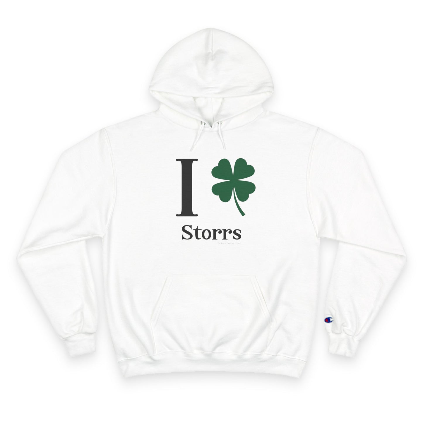 I Clover Storrs Champion Hoodie
