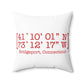 Bridgeport Coordinates Spun Polyester Square Pillow
