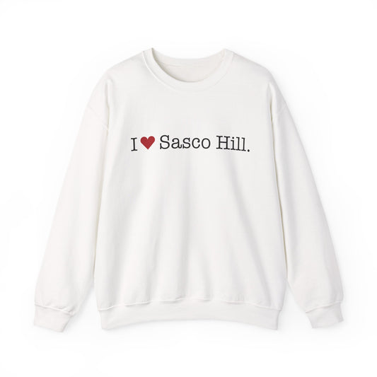 I Heart Sasco Hill. Unisex Heavy Blend™ Crewneck Sweatshirt