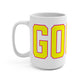 Goose Zip Code Yellow & Pink Mug 15oz
