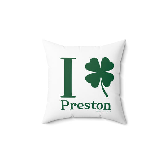 I Clover Preston Spun Polyester Square Pillow