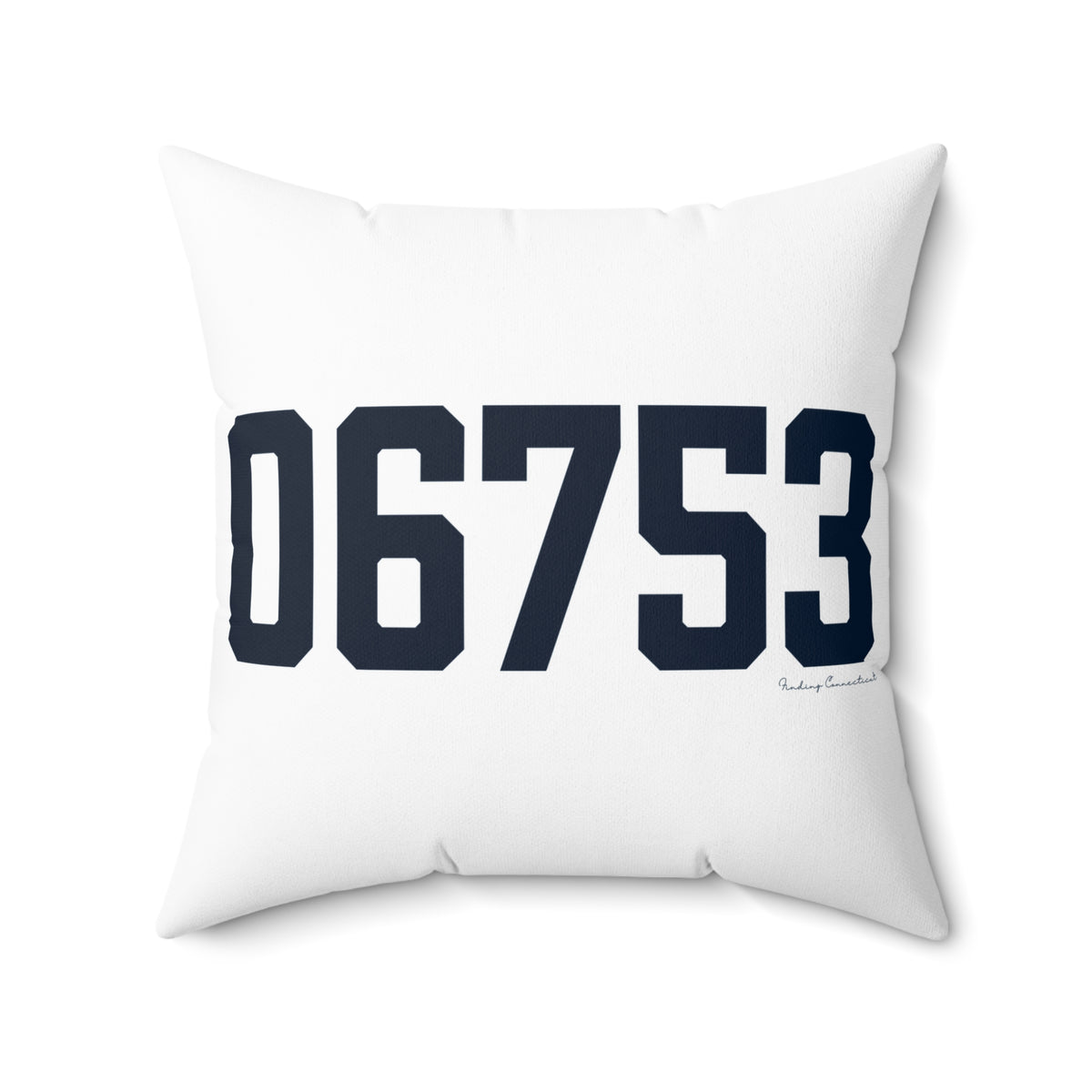 06753 Cornwall Connecticut Zip Code Polyester Square Pillow