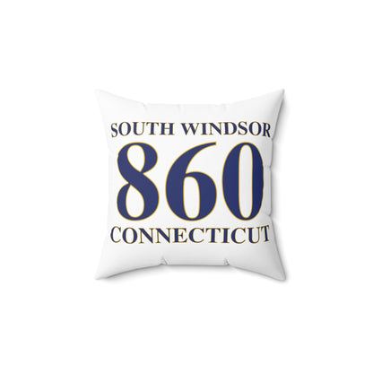 South Windsor 860 Connecticut Polyester Square Pillow
