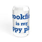Brookfield Is My Happy Place Sipper Glass, 16oz