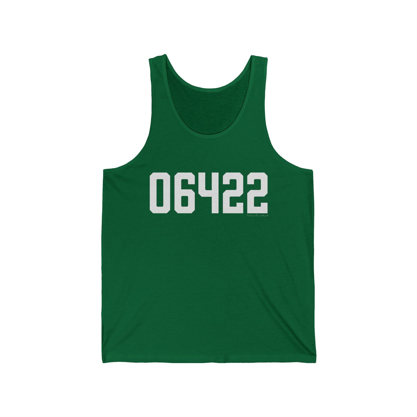 06422 Durham CT Zip Code Unisex Jersey Tank Top