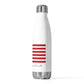 203 Stamford Red, White & Blue  20oz Insulated Bottle