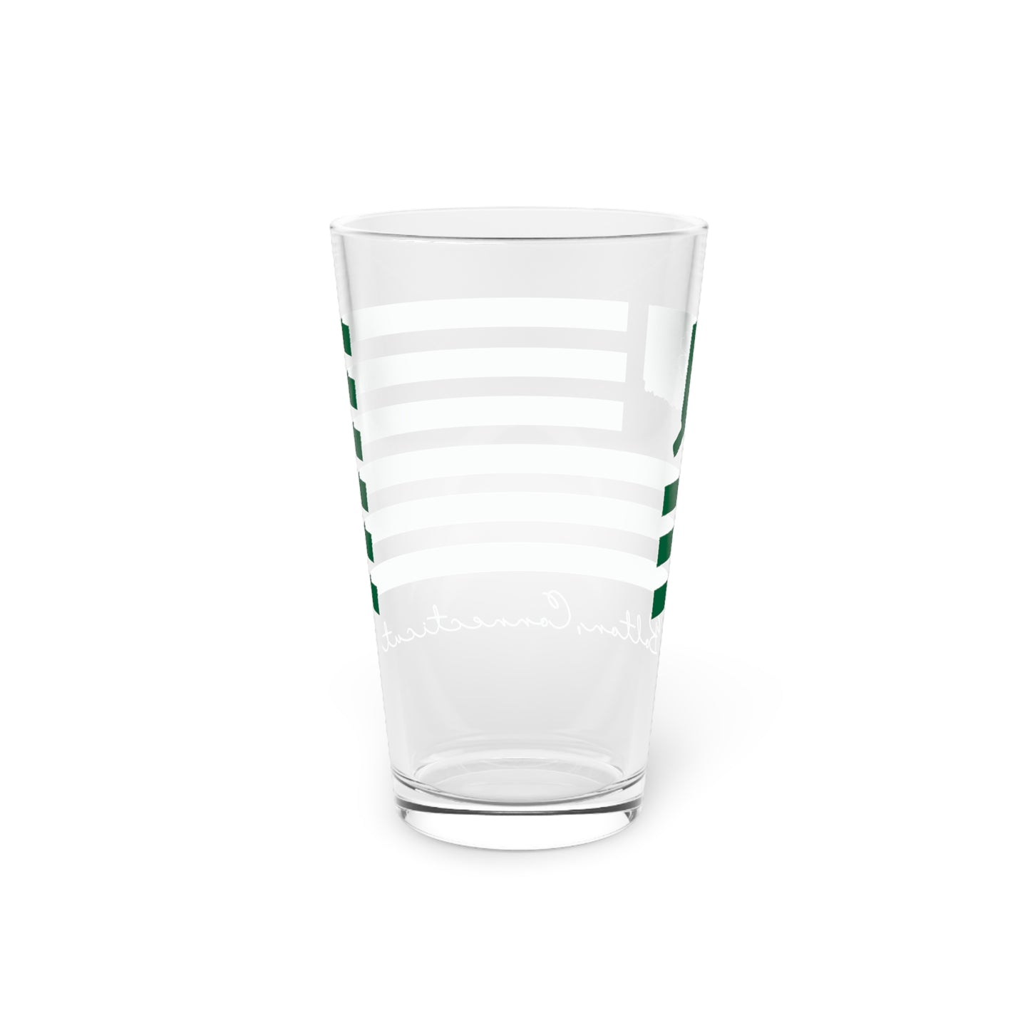 Bolton Connecticut St. Patrick’s Day Flag Pint Glass, 16oz