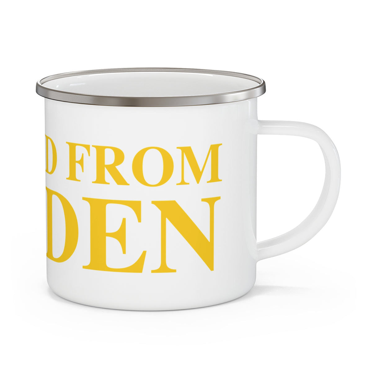 Just a kid from Hamden Enamel Camping Mug