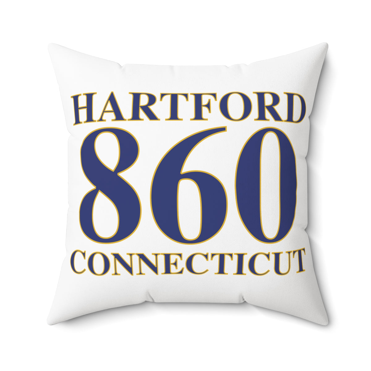 Hartford 860 Connecticut Polyester Square Pillow