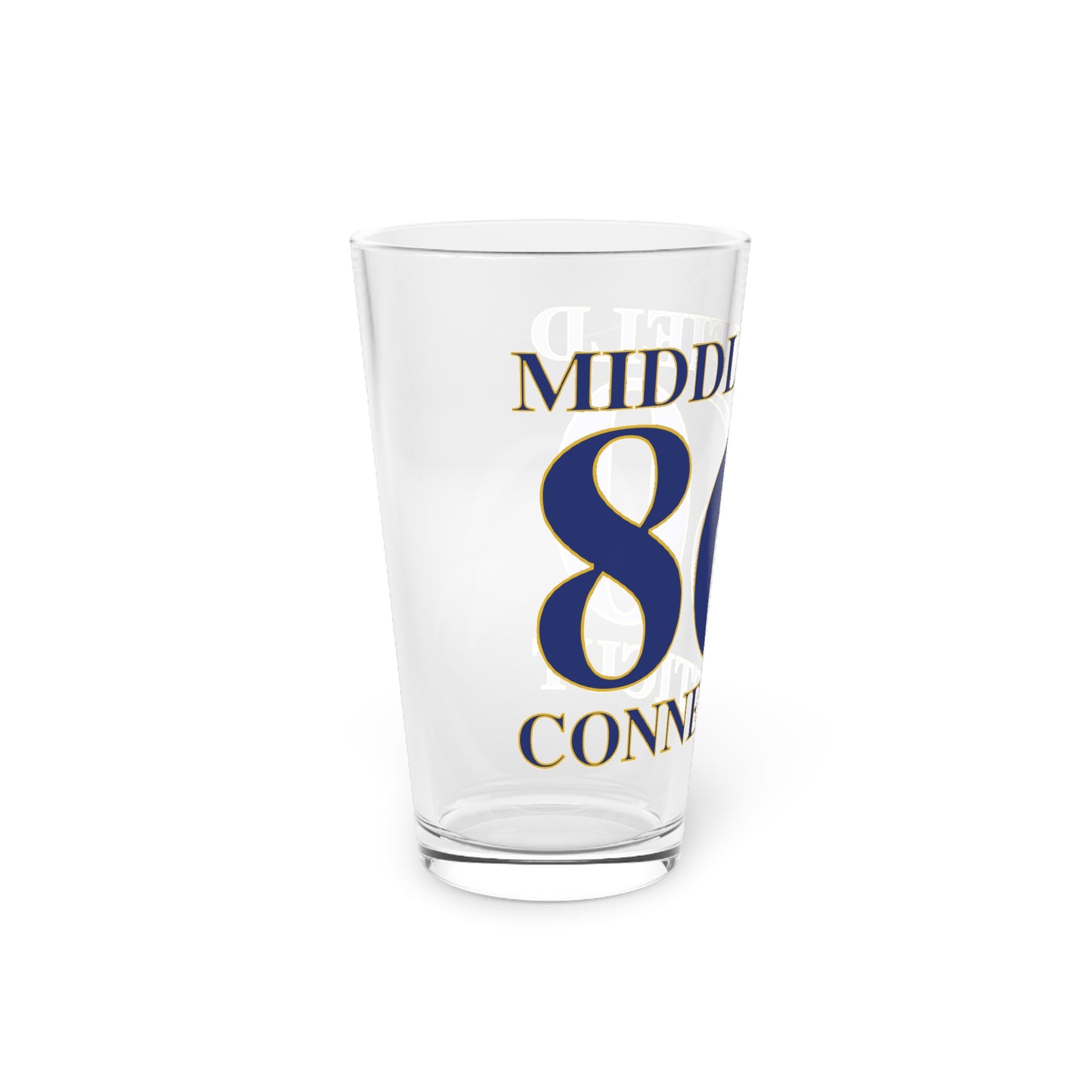Middlefield 860 Connecticut Pint Glass, 16oz